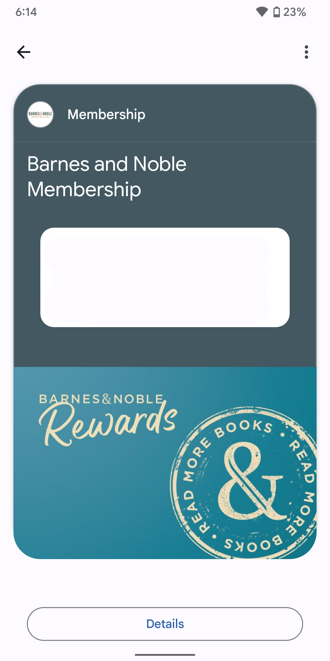 Barnes & Noble supports Google Wallet.